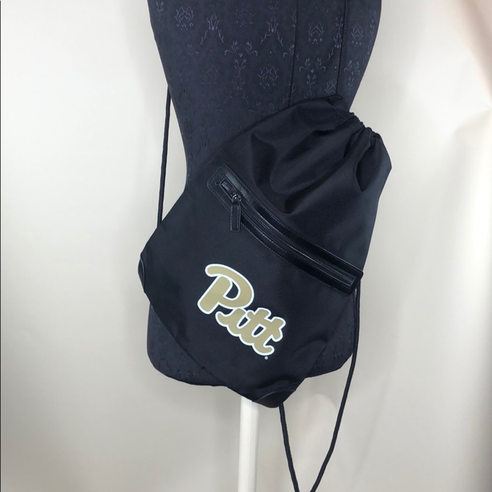 Pitt black drawstring bag
